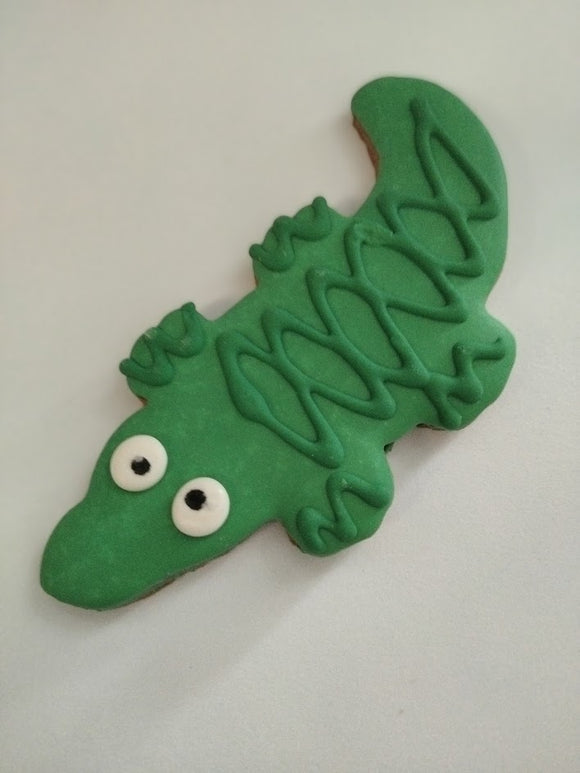 Alligator Gourmet Dog Cookie