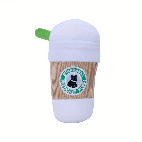 Starbarks White Cup Squeaker Toy