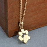 Paw Print Necklace (Gold or Silver)