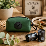 Dog Poop Bag Holder - Green