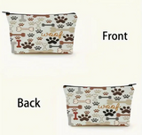 Paw Print Cosmetic Pouch