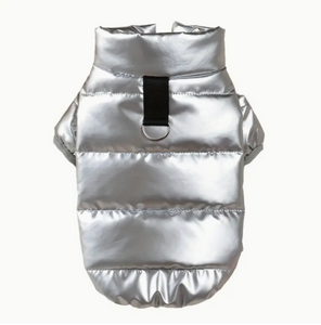 Silver Puffer Jacket